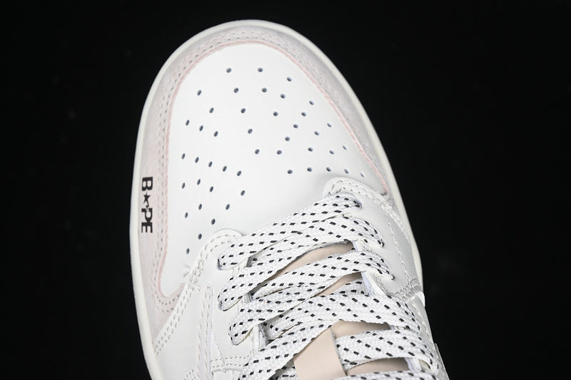 Travis Scott Fragment Design Nike Air Jordan 1 Low Bape OG SP Brown Sole White Beige Sneakers