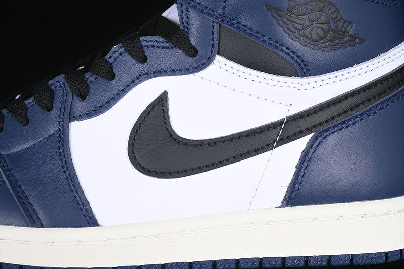 Nike Air Jordan 1 High OG Midnight Navy Black White Sneakers