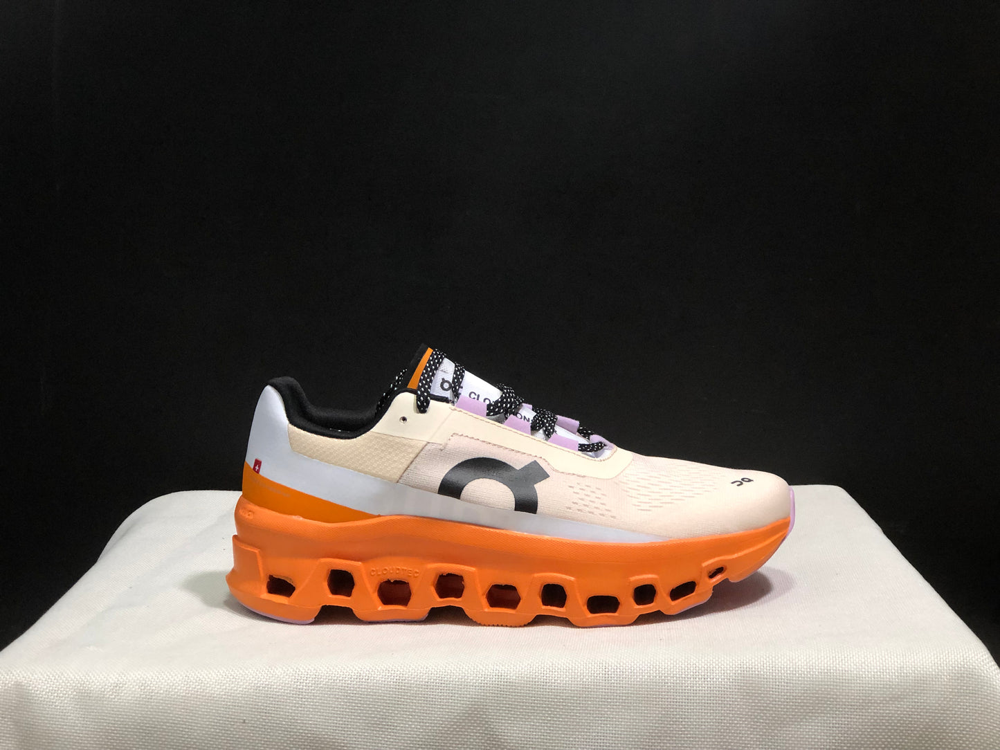 On Running Cloudmonster Anti-Slip Running Shoes Yellow Tan/Orange