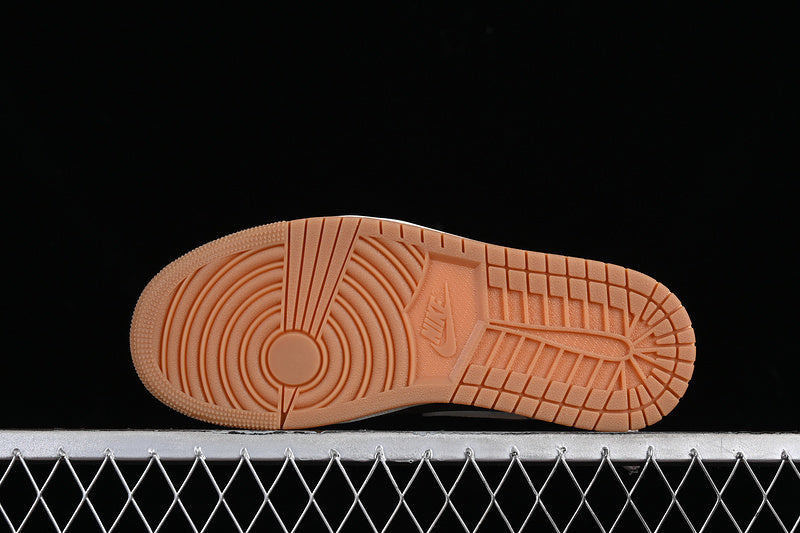Nike Air Jordan 1 Low Snkrs Day Korea 2023 Brown Sole White Grey Sneakers
