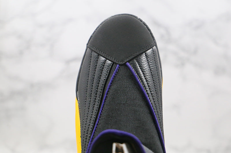 Nike Air Jordan Jumpman Swift Lakers Black Yellow Purple Sneakers