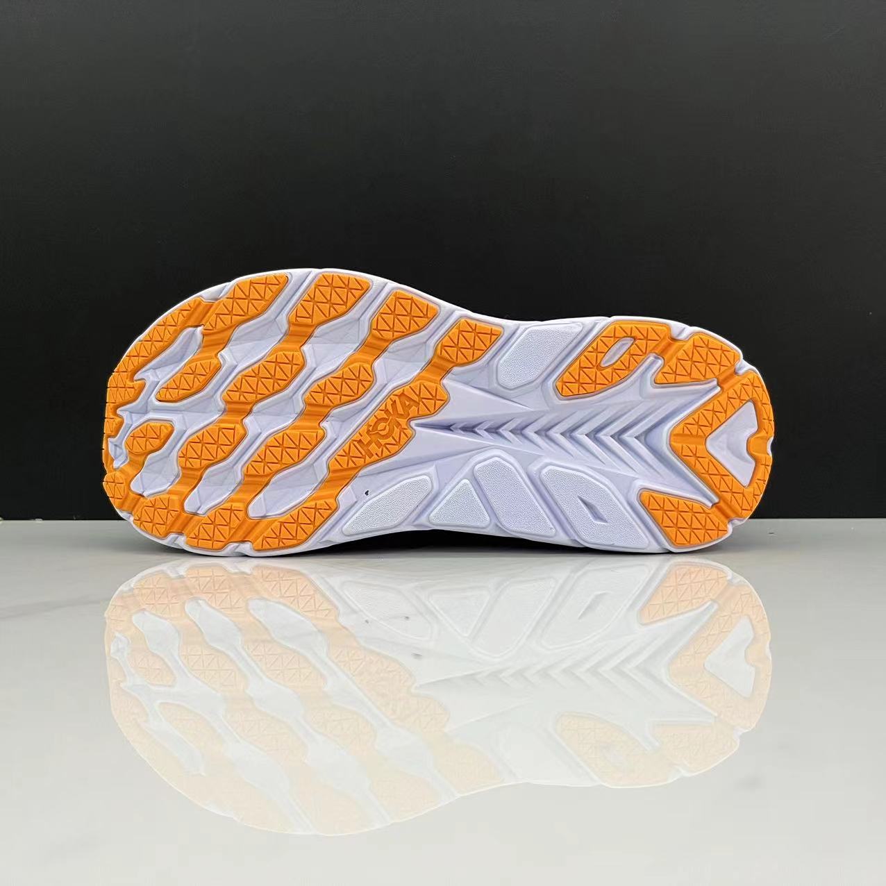 Hoka One One Clifton 8 Fashion Shoes Shock-absorbing Sneakers Silver-gray