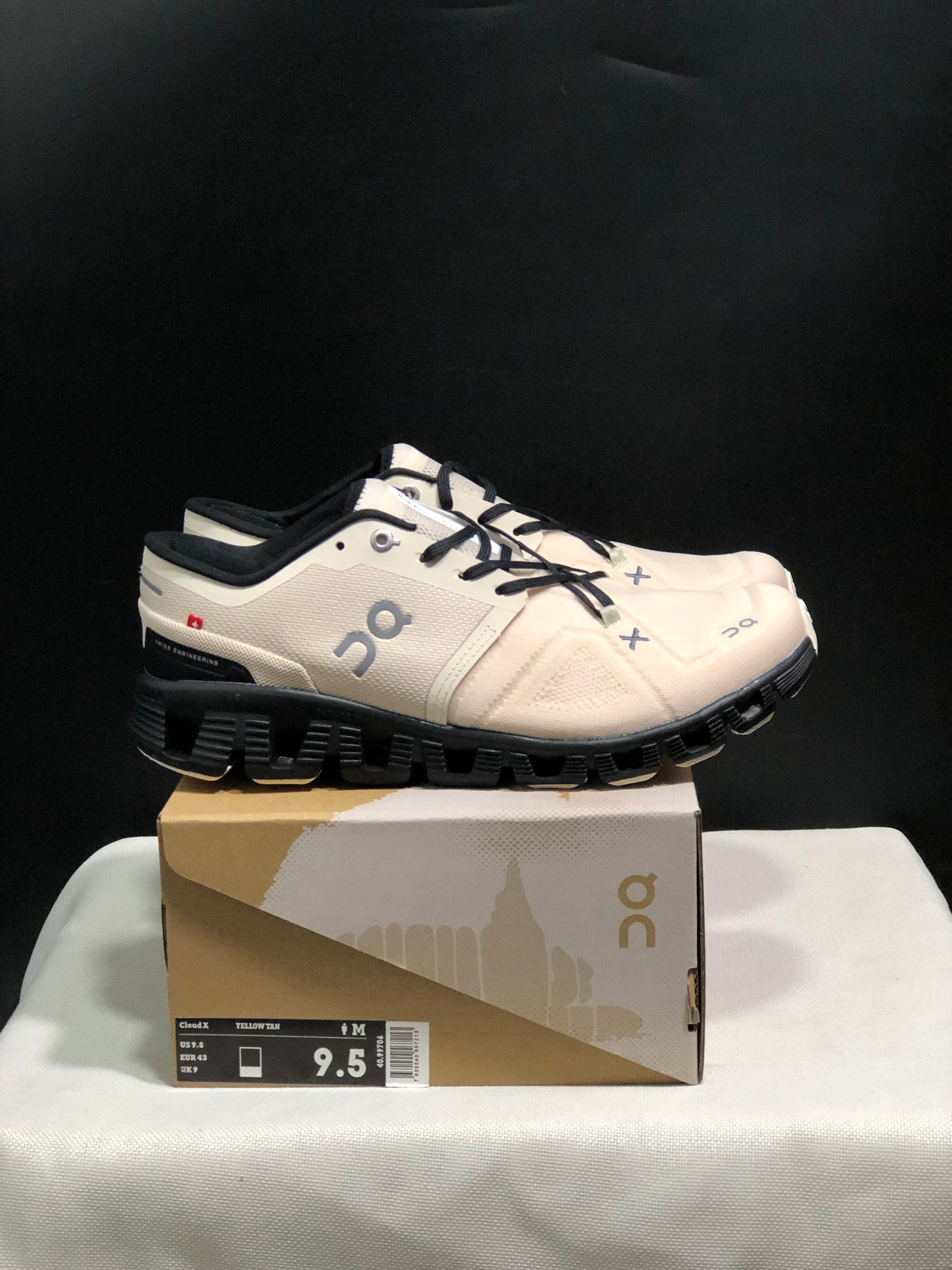 On Running Cloud X3 Shift Multi-Functional Running Shoes Yellow Tan