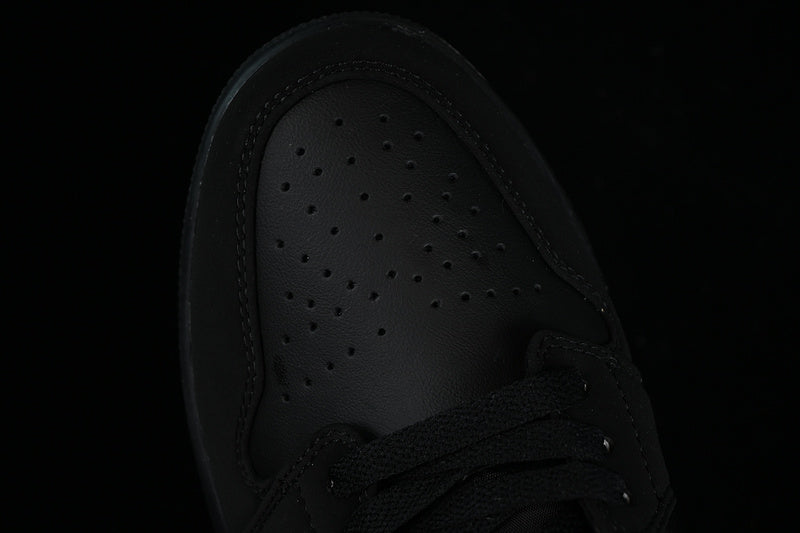 Nike Air Jordan 1 Low Gold Label Black Sneakers