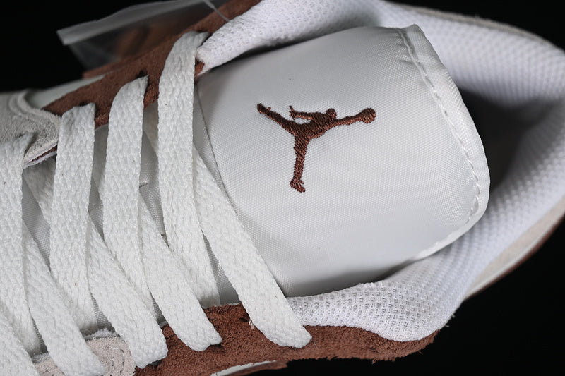 Nike Air Jordan 1 Low Brown Grey White Sneakers