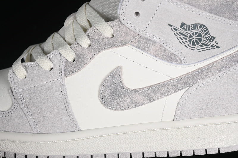 Nike Air Jordan 1 Mid Neutral Grey Sneakers