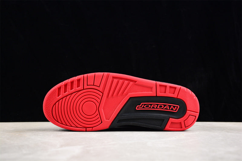 Nike Air Jordan Spizike Low Bred Black Gym Red Cool Grey Sail Sneakers