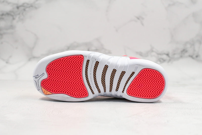 Nike Air Jordan 12 Retro Sunrise GS Hot Punch Multicolor Sneakers