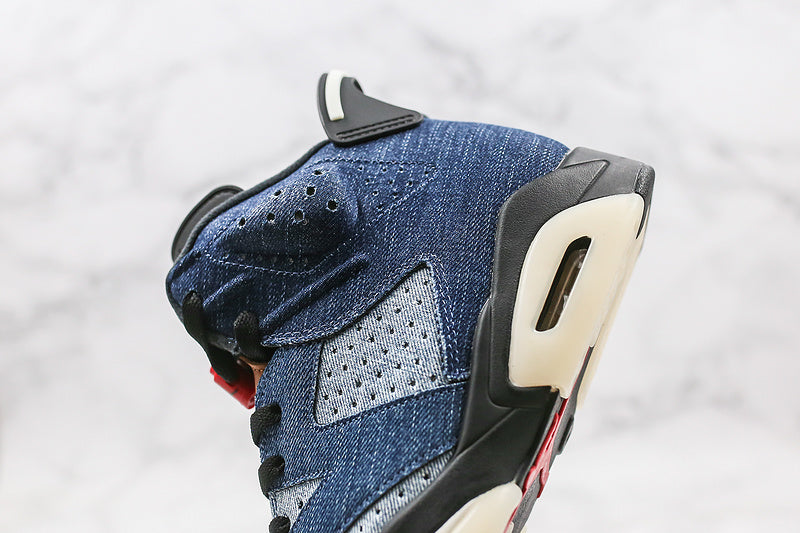 Nike Air Jordan 6 Retro Washed Denim 2019 Blue Sneakers