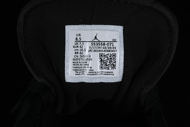 Nike Air Jordan 1 Low Gold Label Black Sneakers