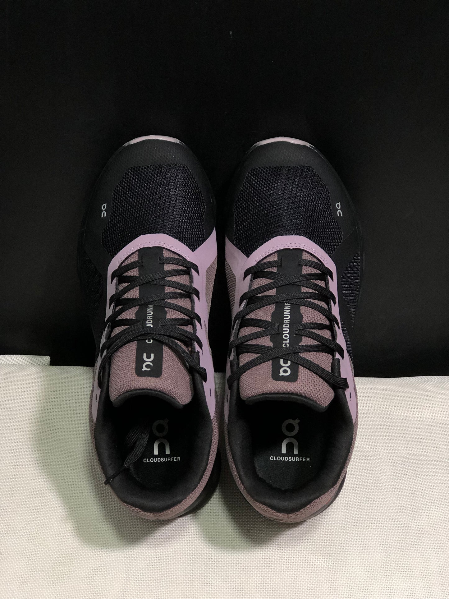 On Running Cloudrunner Anti-Slip Sports Running Shoes Black/Grape