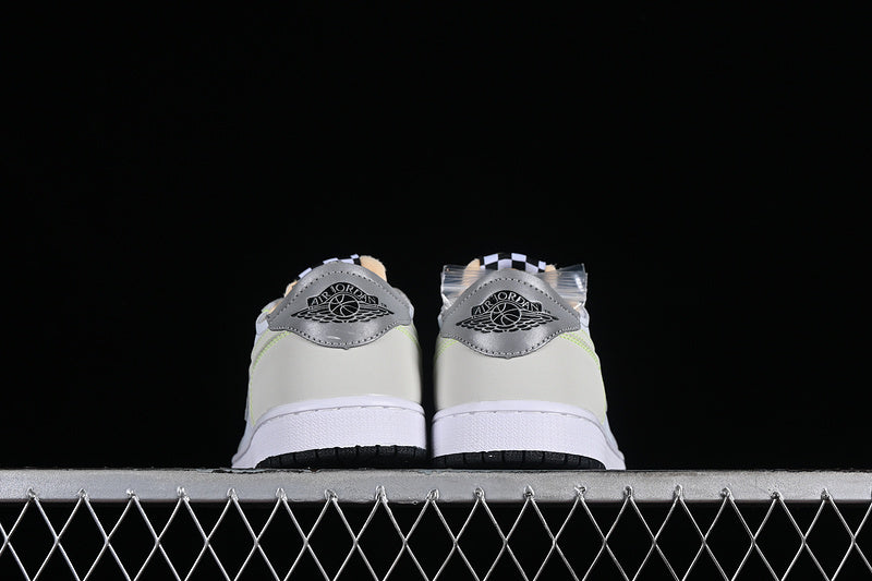 Nike Air Jordan 1 Low OG Black Sole White Ghost Green Sneakers