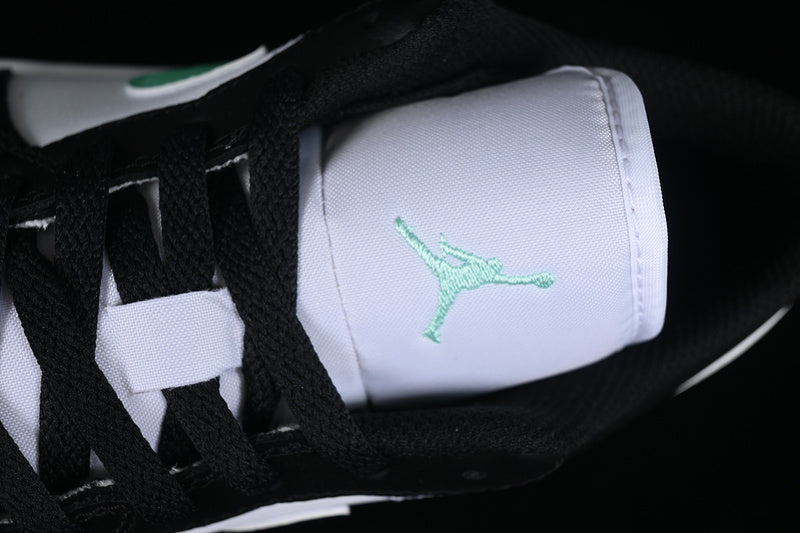 Nike Air Jordan 1 Low Mint Green Black White Sneakers