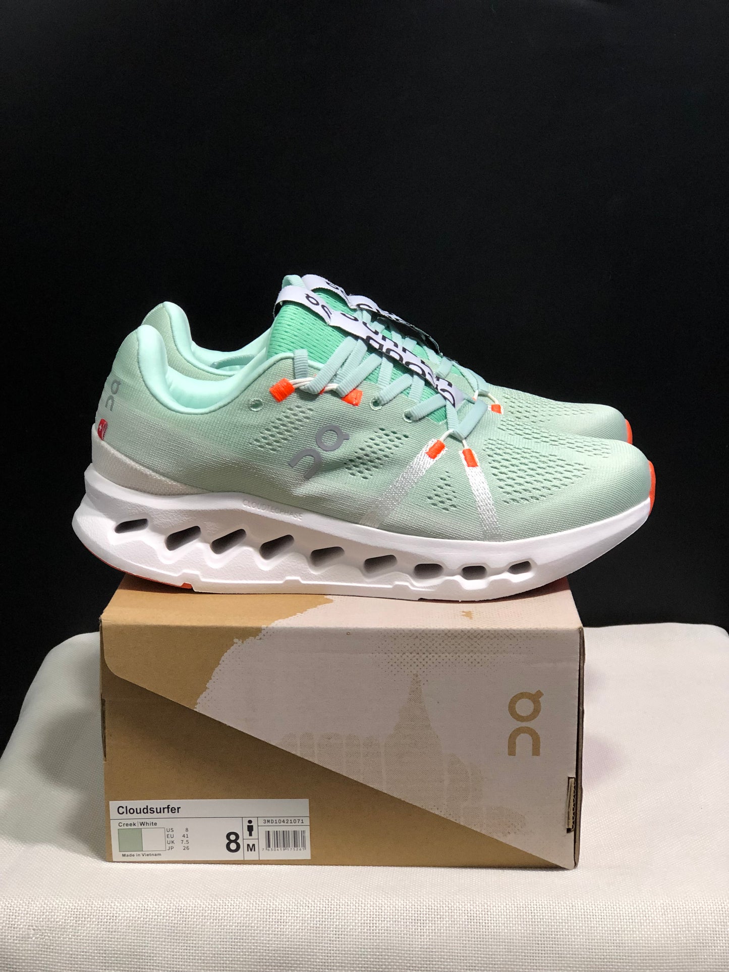 On Running Cloudsurfer Training Anti-Slip Running Shoes Green/White