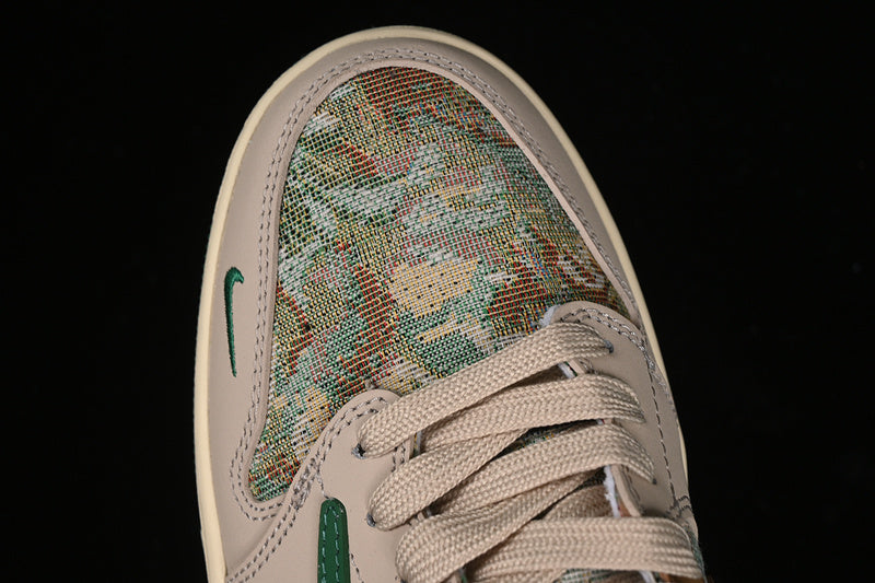 Nike Air Jordan 1 Low Travis Scott Fragment Design Grey Brown Green Multicolour Sneakers