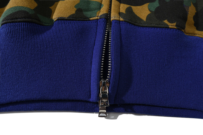 A Bathing Ape BAPE x HP Joint Edition Shark Head Star Camouflage Hoodie