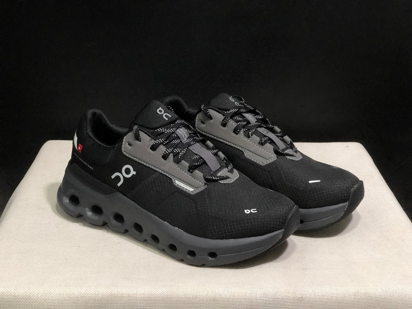 On Running Cloudrunner 2 Waterproof Casual Running Shoes Carbon Black