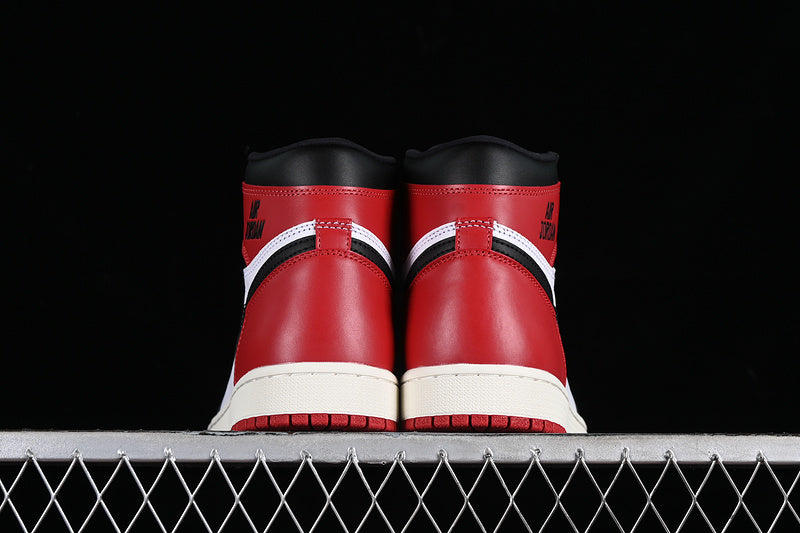 Nike Air Jordan 1 High OG Black Toe Reimagined Black Varsity Red White Sneakers