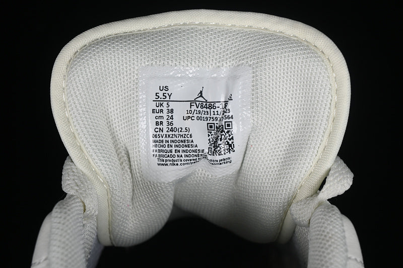 Nike Air Jordan 1 Low Cream Yellow Sneakers