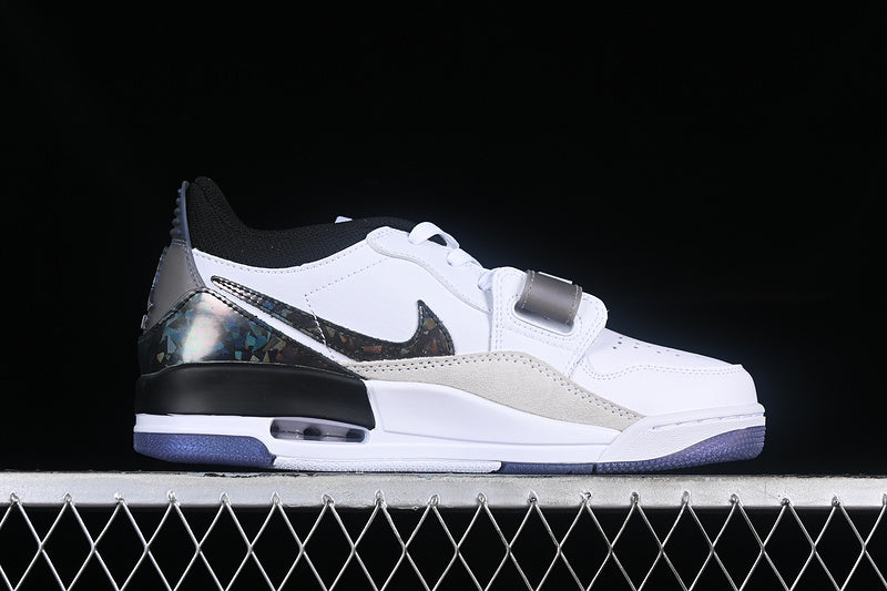 Nike Air Jordan Legacy 312 Low 25th Anniversary Grey White Purple Sole Sneakers