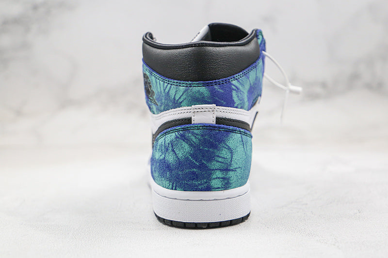 Nike Air Jordan 1 Retro High OG Tie Dye Blue White Sneakers