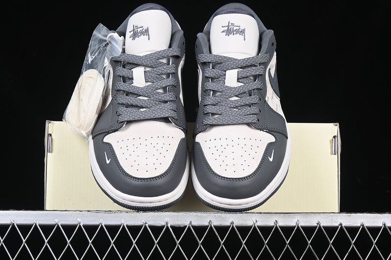 Nike Air Jordan 1 Low White Wolf Grey Sneakers