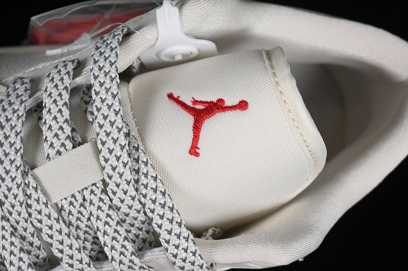 Nike Air Jordan 1 Low Supreme White Sneakers