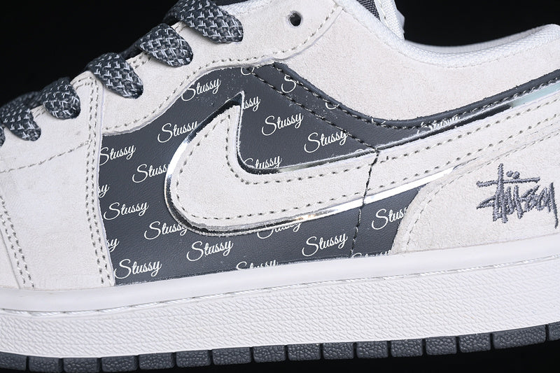 Nike Air Jordan 1 Low Grey Sole White Dark Grey Sneakers