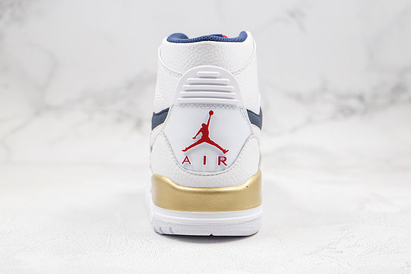 Nike Air Jordan Legacy 312 Dream Team Olympic White Navy Red Sneakers
