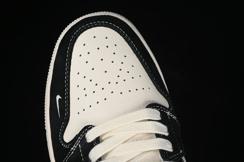Nike Air Jordan 1 Low Supreme Black White Sneakers