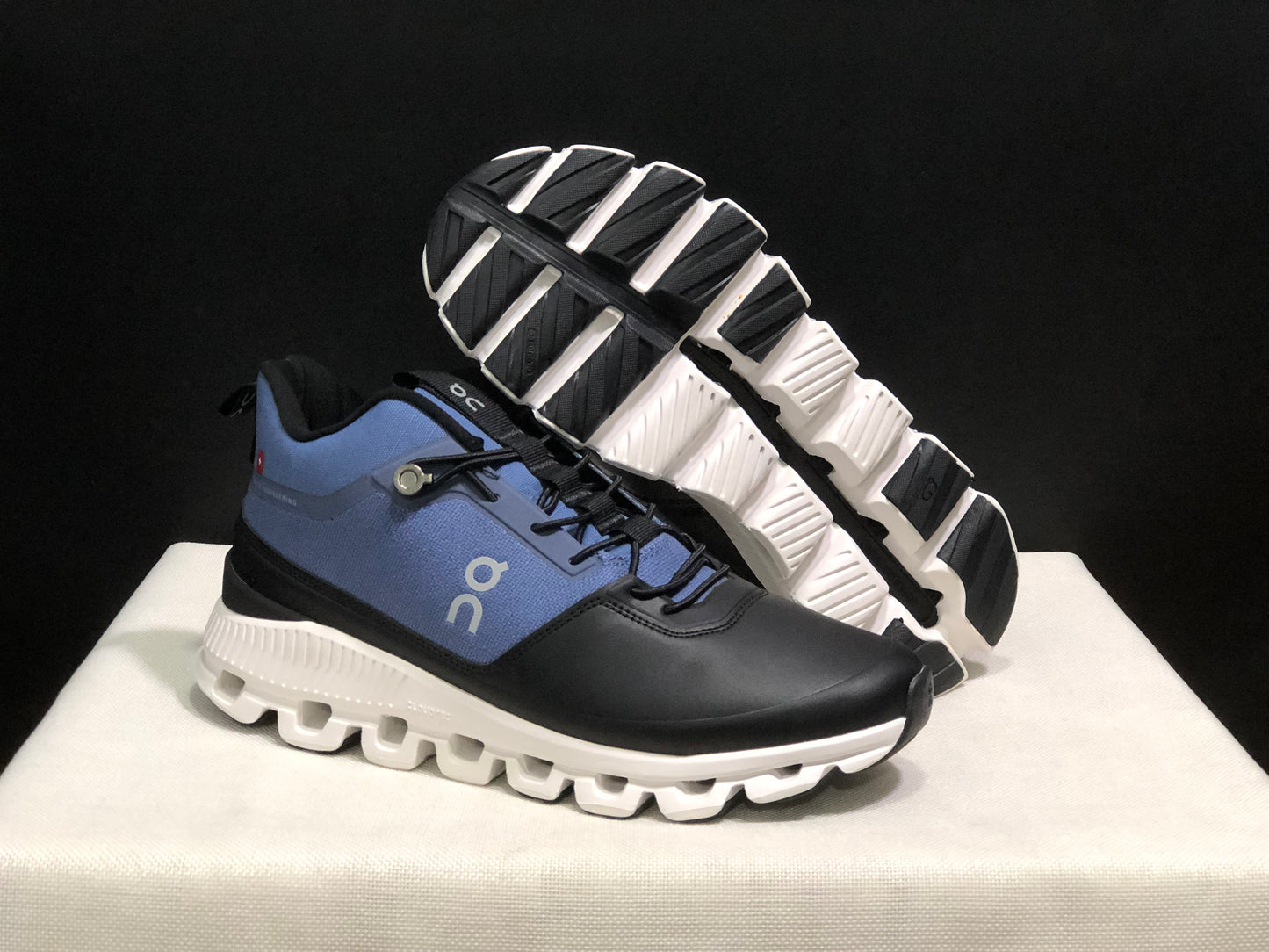 On Running Cloud Hi Edge Outdoor Training Running Shoes Blue/Black