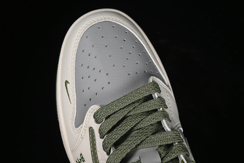 Nike Air Jordan 1 Low Travis Scott Fragment Design OG SP BAPE White Grey Green Sneakers
