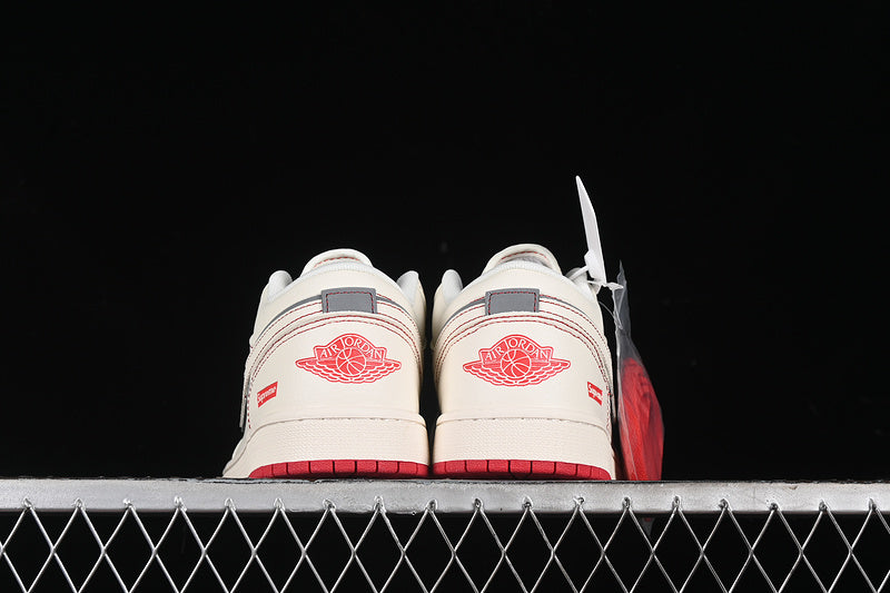 Nike Air Jordan 1 Low Red White Casual Sports Shoes
