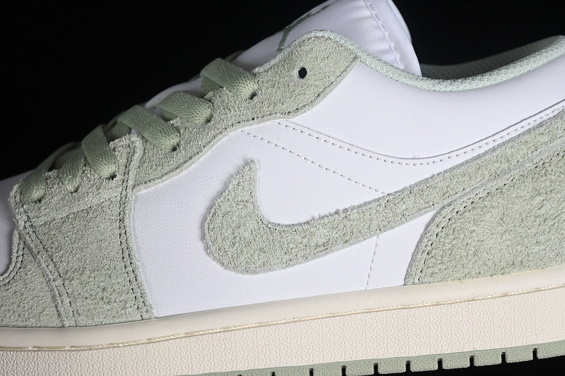Nike Air Jordan 1 Low White Matcha Green Sneakers