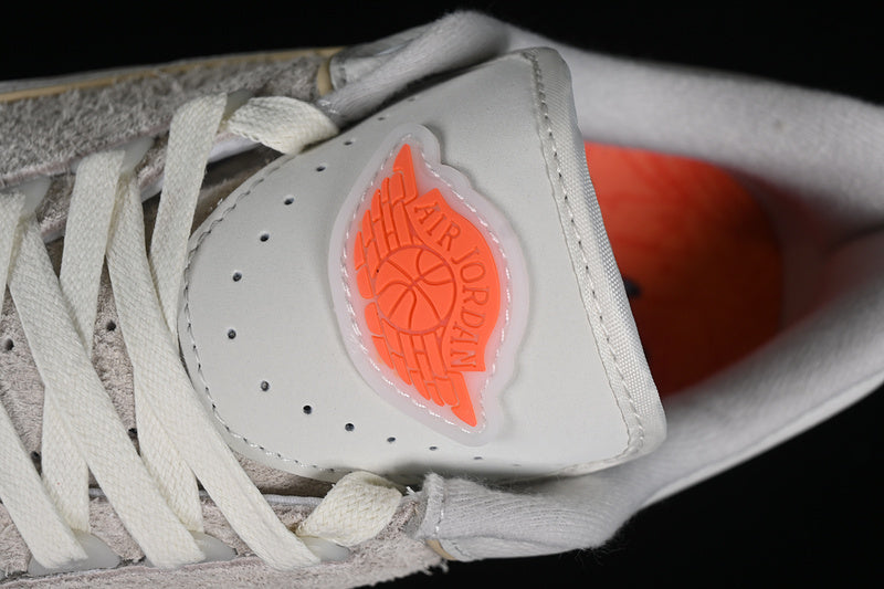 Nike Air Jordan 2 Low Orange Label Grey White Sneakers