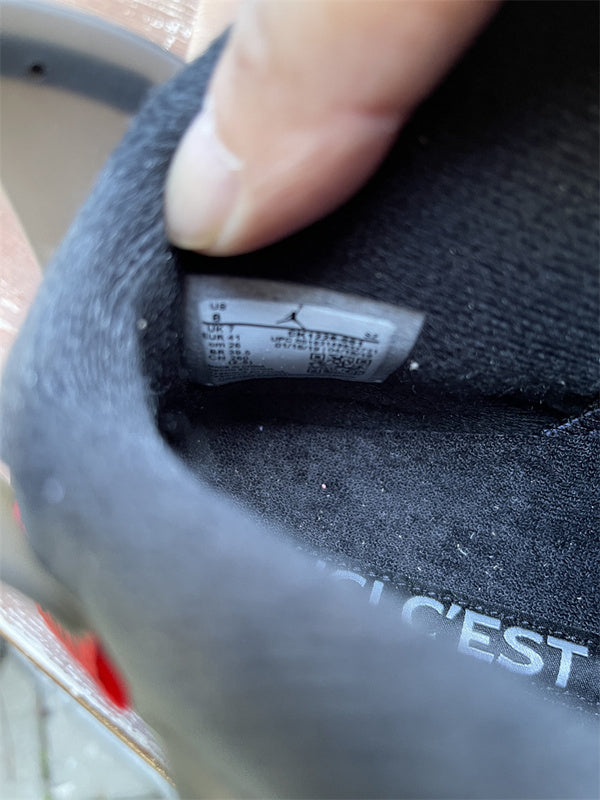 Nike Air Jordan 6 Retro PSG Paris Saint Germain Black Grey Sneakers