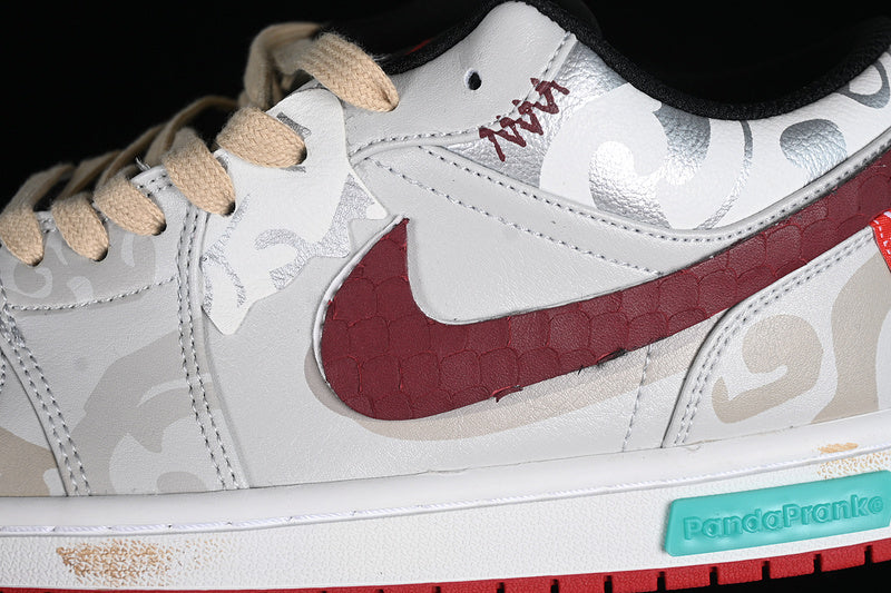 Nike Air Jordan 1 Low Auspicious Clouds Grey Sneakers