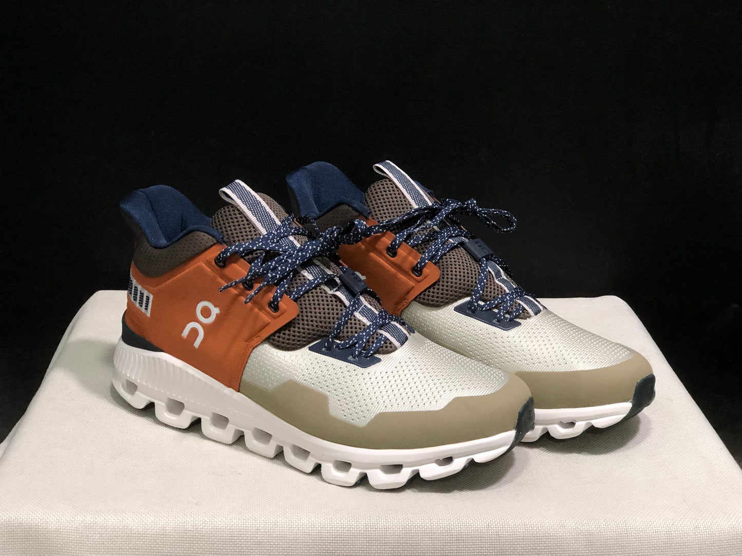 On Running Cloud Hi Edge Outdoor Training Running Shoes Brown/Light Green