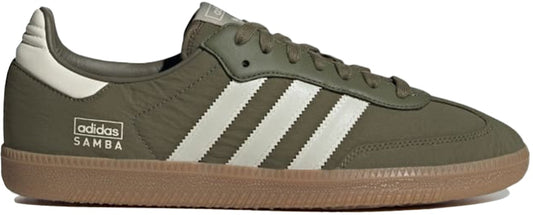 Adidas Samba1 OG Reflective Nylon Pack - Focus Olive Green IE3440 Lifestyle Shoes