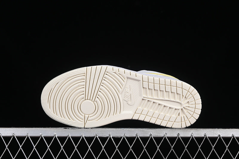 Nike Air Jordan 1 Low Cream Yellow Sneakers