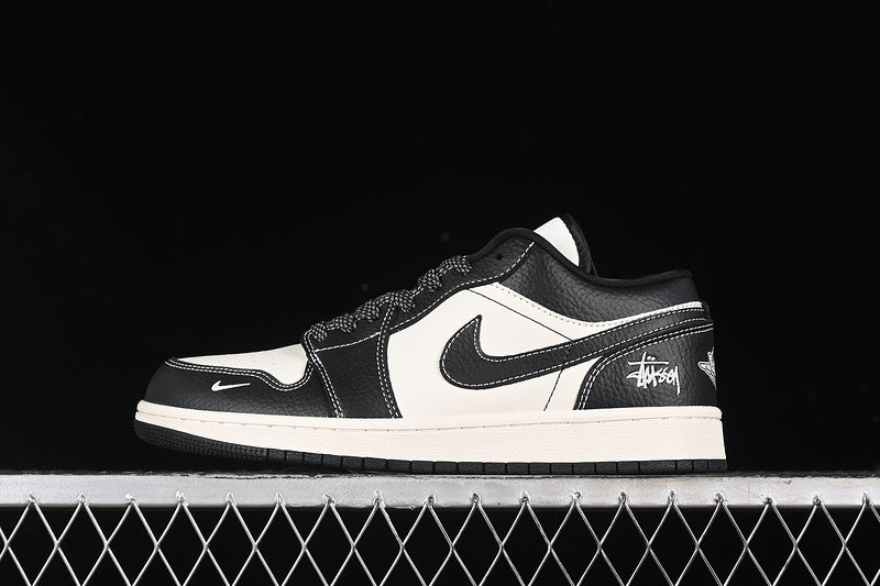 Nike Air Jordan 1 Low Black White Casual Sneakers