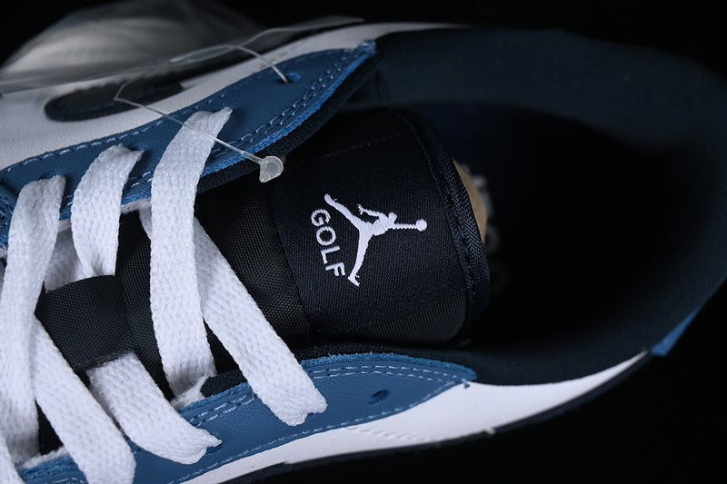 Nike Air Jordan 1 Low Golf White Armory Navy Aegean Storm Sneakers