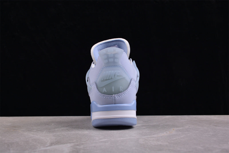 Nike Air Jordan 4 Retro Grey Blue Sneakers