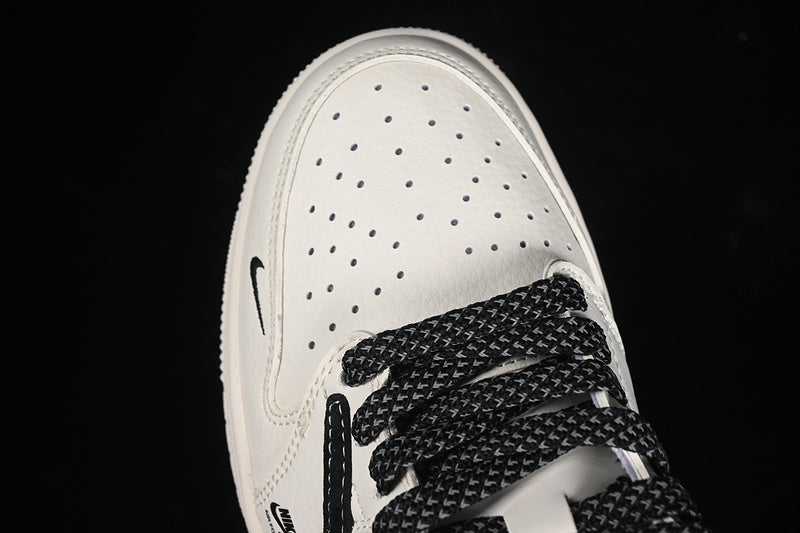 Travis Scott Fragment Design Nike Air Jordan 1 Low OG SP Black White Casual Sneakers