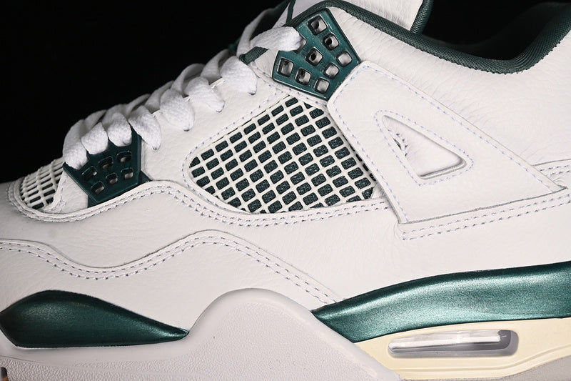 Nike Air Jordan 4 Retro Oxidized Green White Sneakers