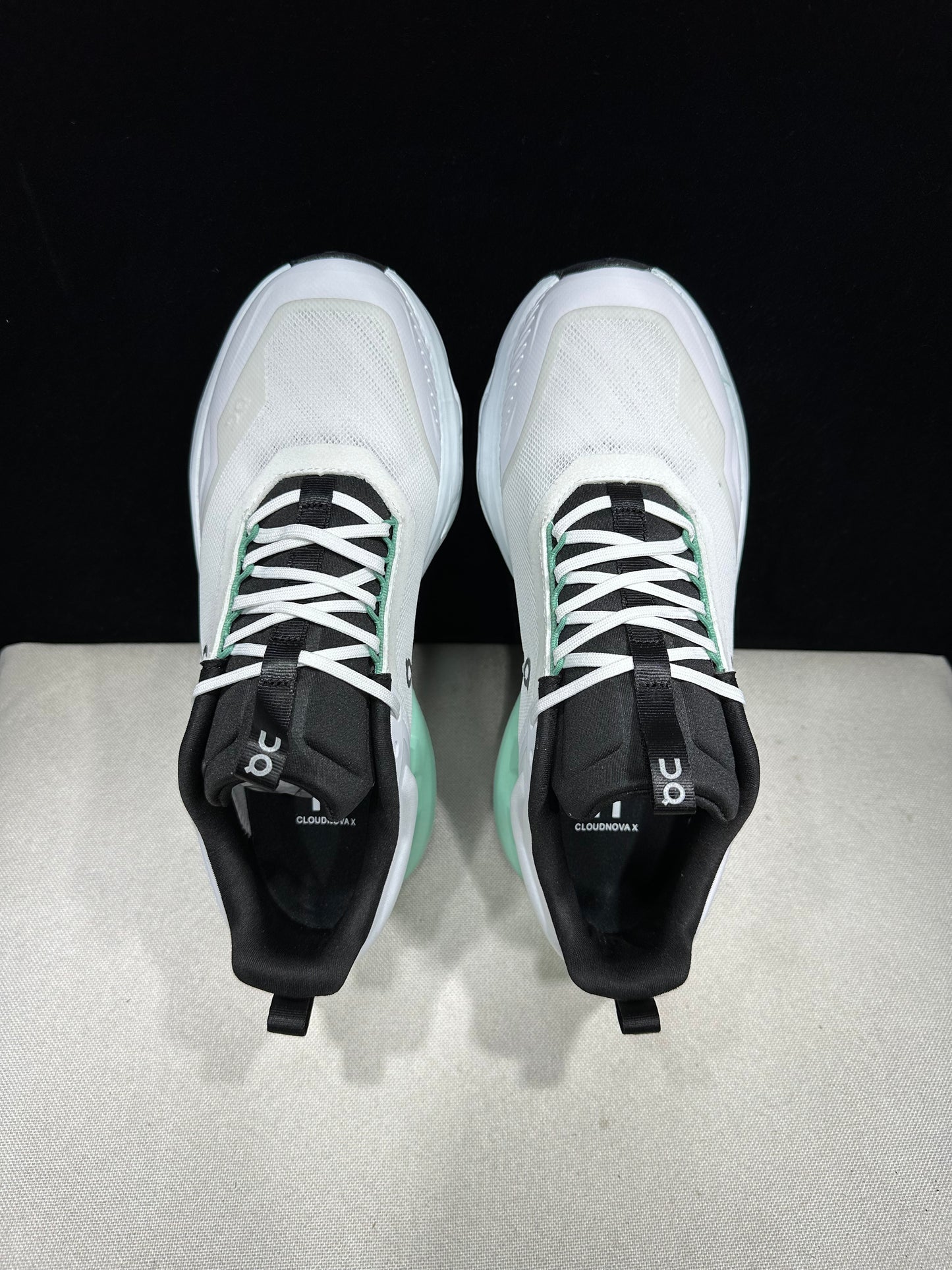 On Running Cloudnova X Comfortable Anti-Slip Running Shoes White/Tiffany Blue