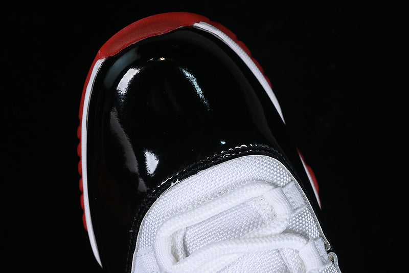 Nike Air Jordan 11 Retro White Black Red Sneakers