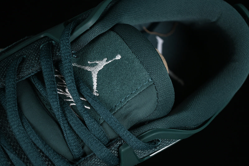 Nike Air Jordan 4 Remastered Oxidized Green White Sole Sneakers