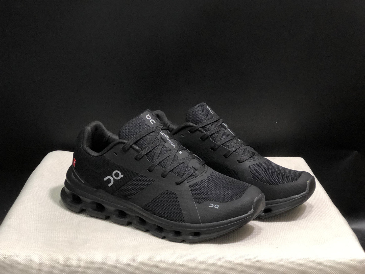 On Running Cloudrunner Anti-Slip Sports Running Shoes All Black