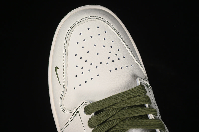Nike Air Jordan 1 Low Off-White White Green Sneakers